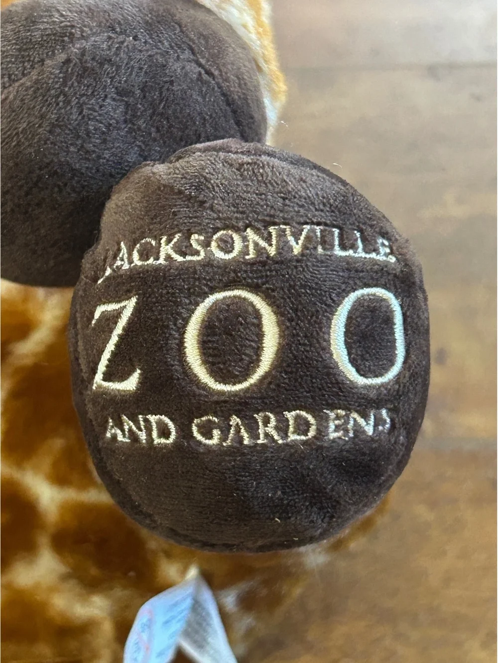 Jacksonville Zoo and Gardens Plush Giraffe Stuffed Animal